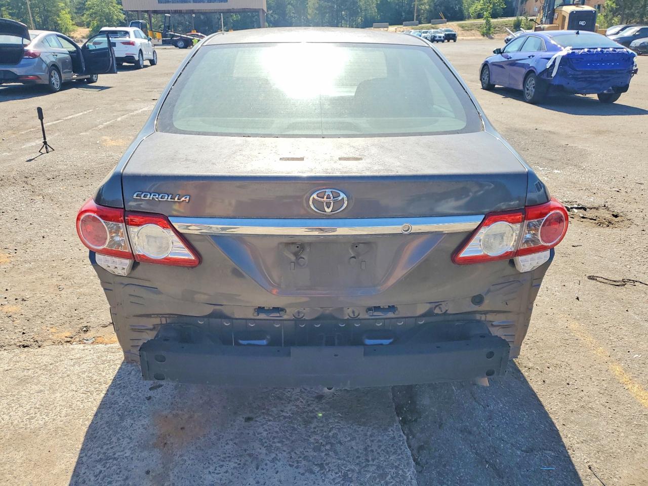 2012 Toyota Corolla L Gray vin: 5YFBU4EE3CP010640