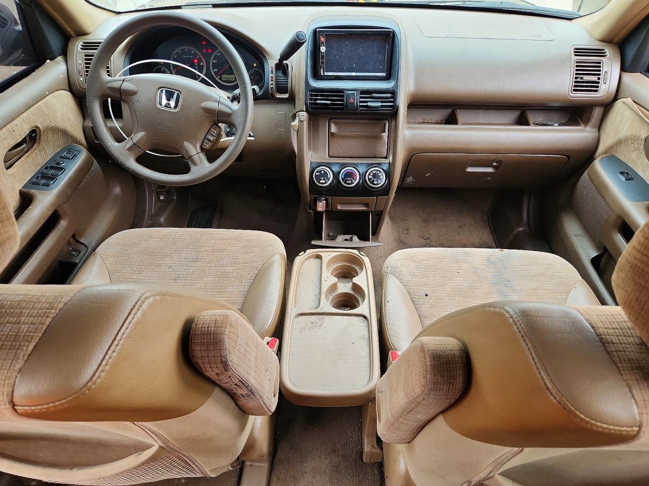 2002 Honda Cr-v Lx Tan vin: JHLRD78492C016908