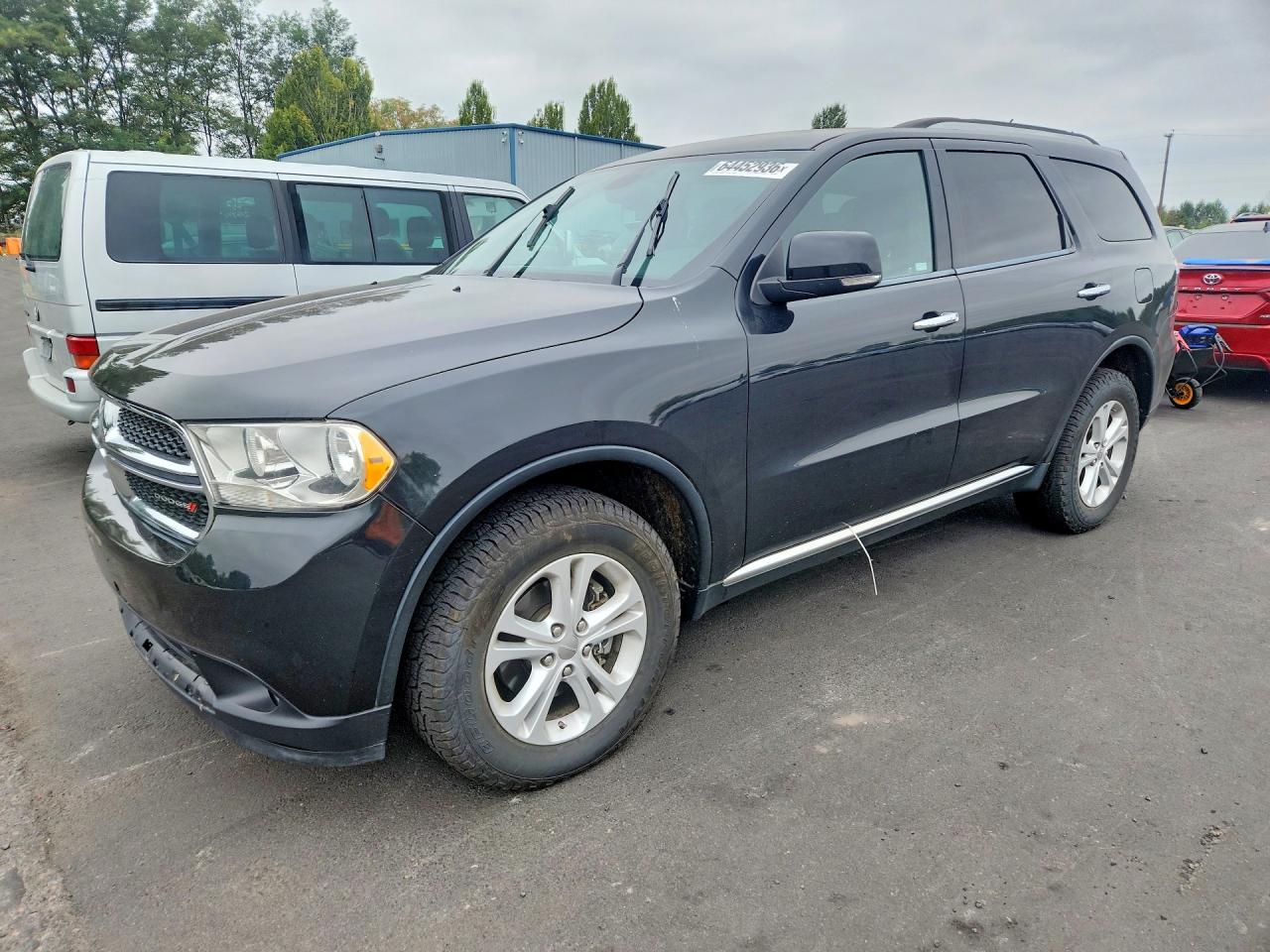 2013 Dodge Durango Crew Black vin: 1C4RDJDG2DC668668