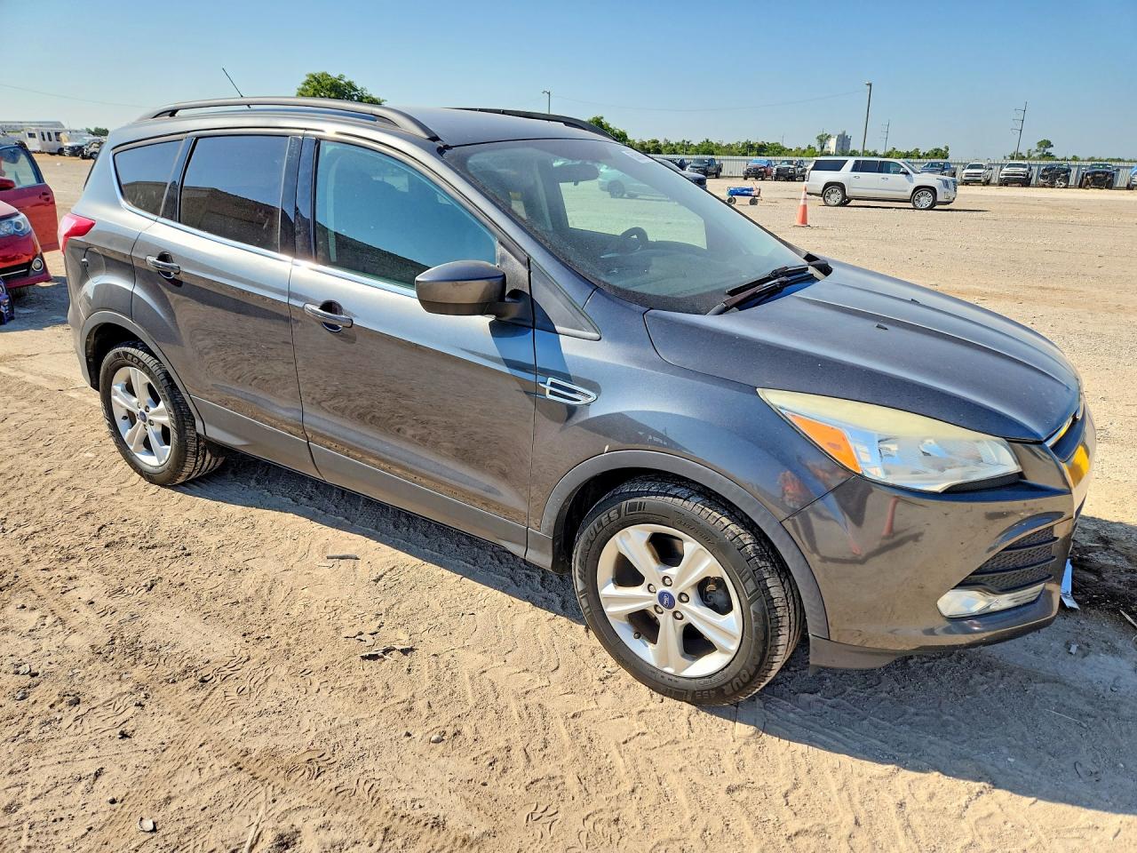 2015 Ford Escape Se Gray vin: 1FMCU9GX4FUA54004
