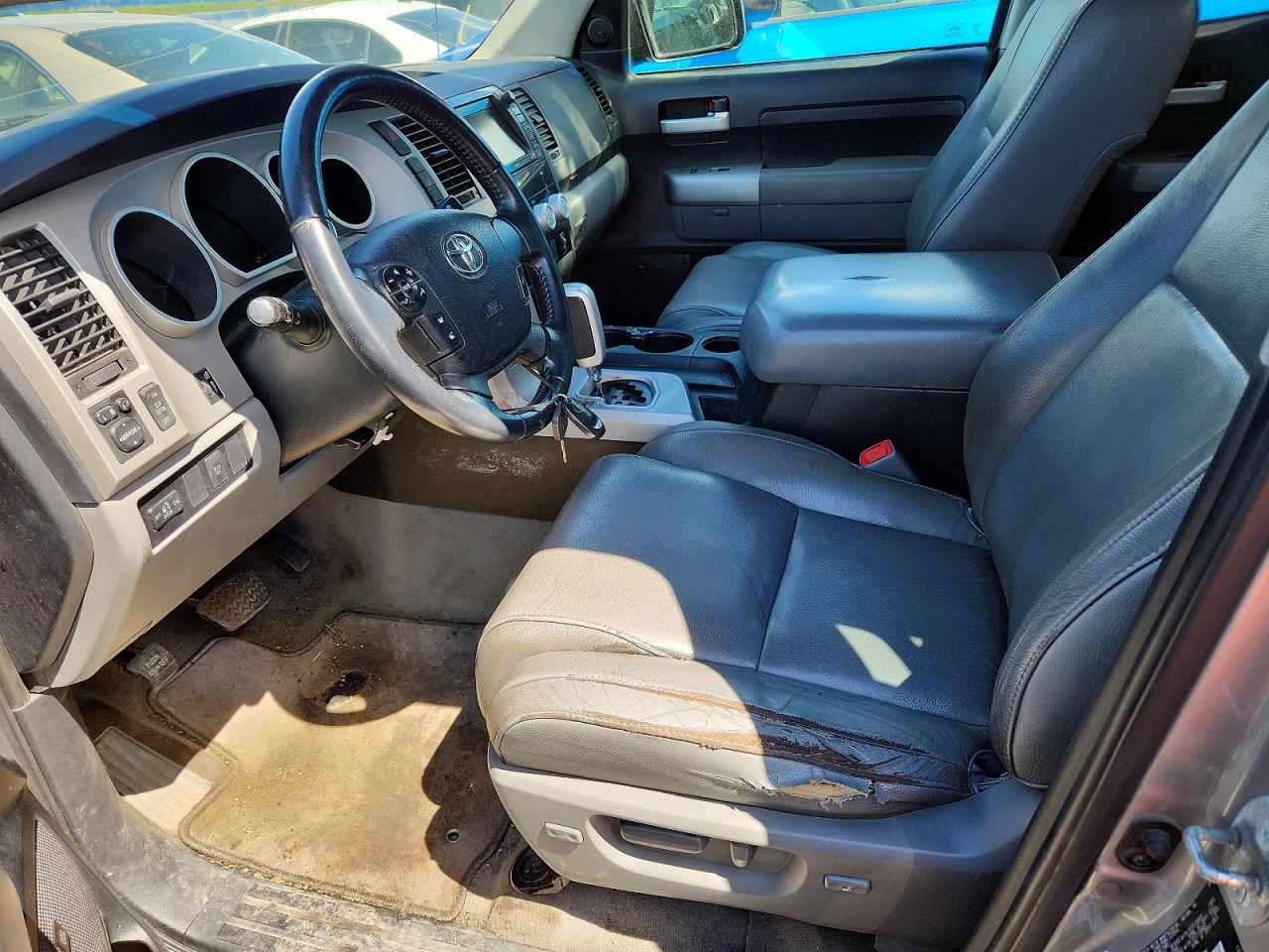 2007 Toyota Tundra Double Cab Limited Silver vin: 5TBBV58137S488848