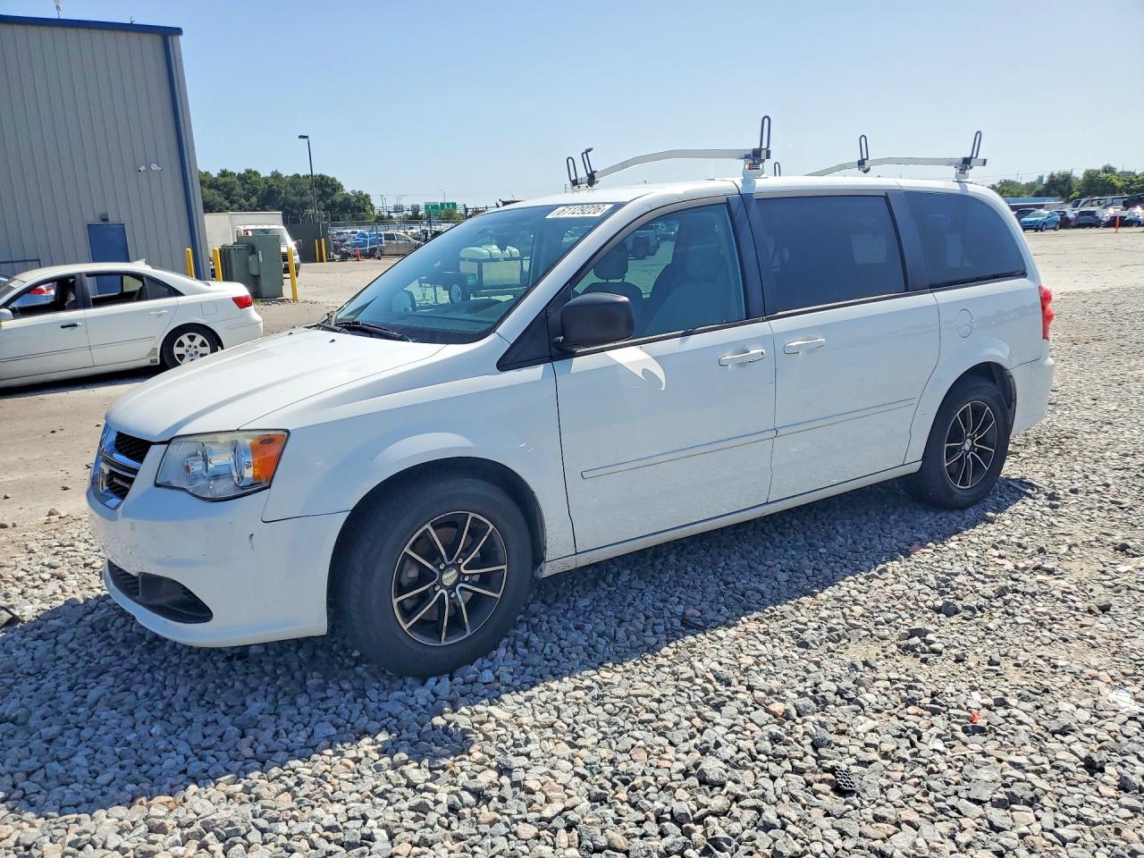 2015 Dodge Grand Caravan Se White vin: 2C4RDGBG9FR615949