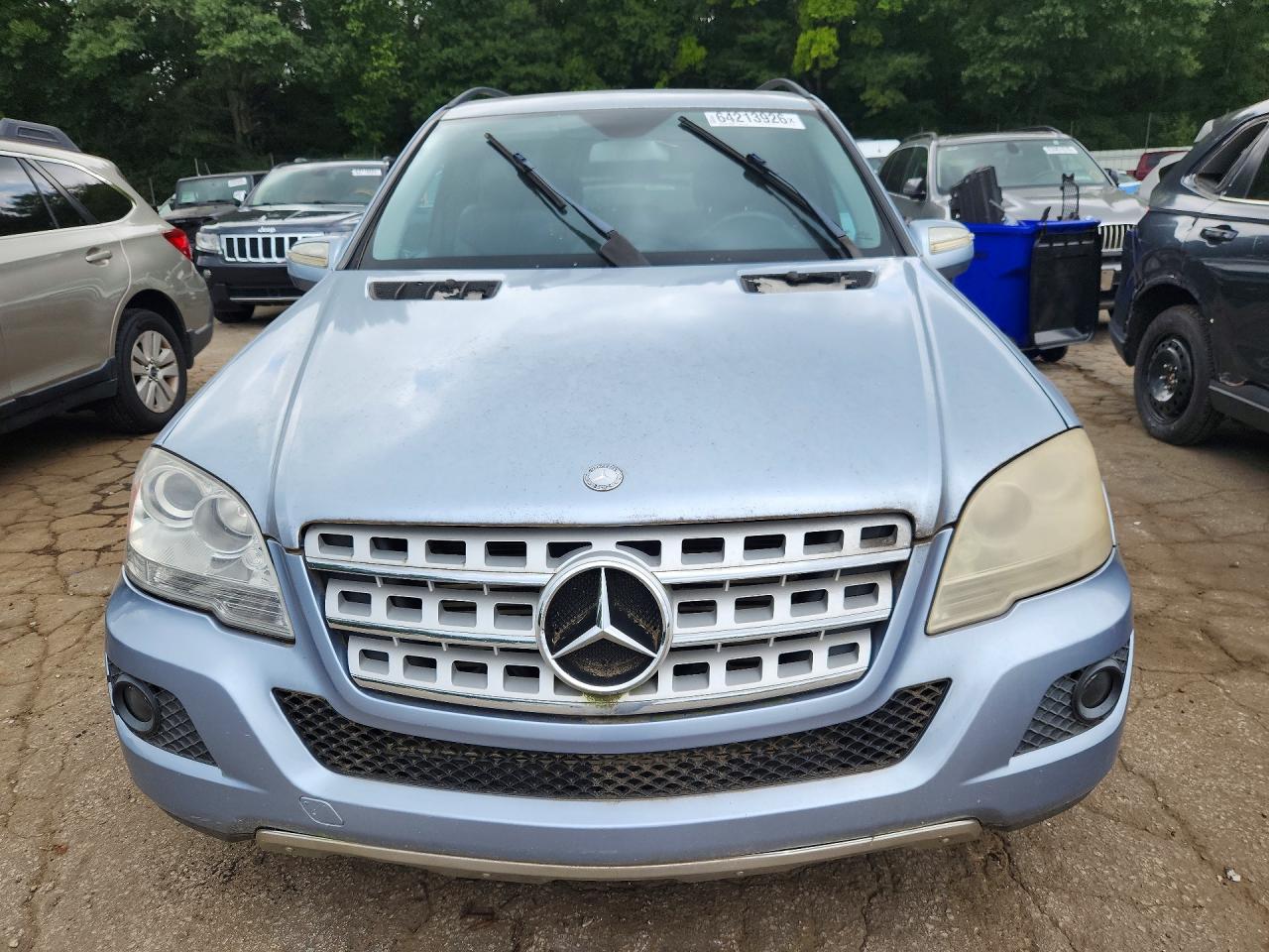 2009 Mercedes-benz Ml Blue vin: 4JGBB25E99A471585