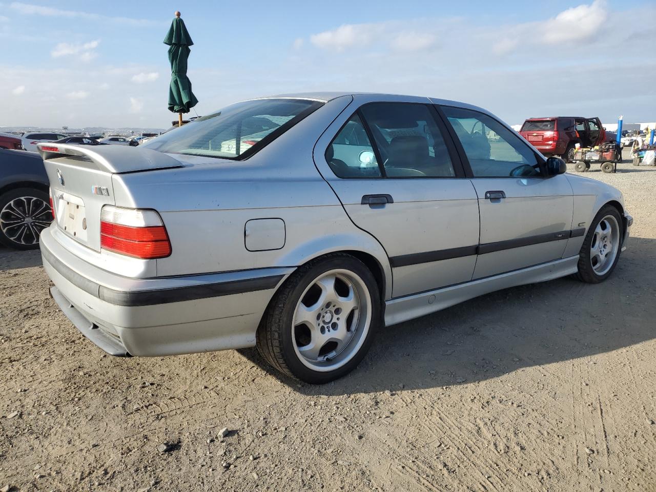 1997 Bmw M3 Silver vin: WBSCD932XVEE06926