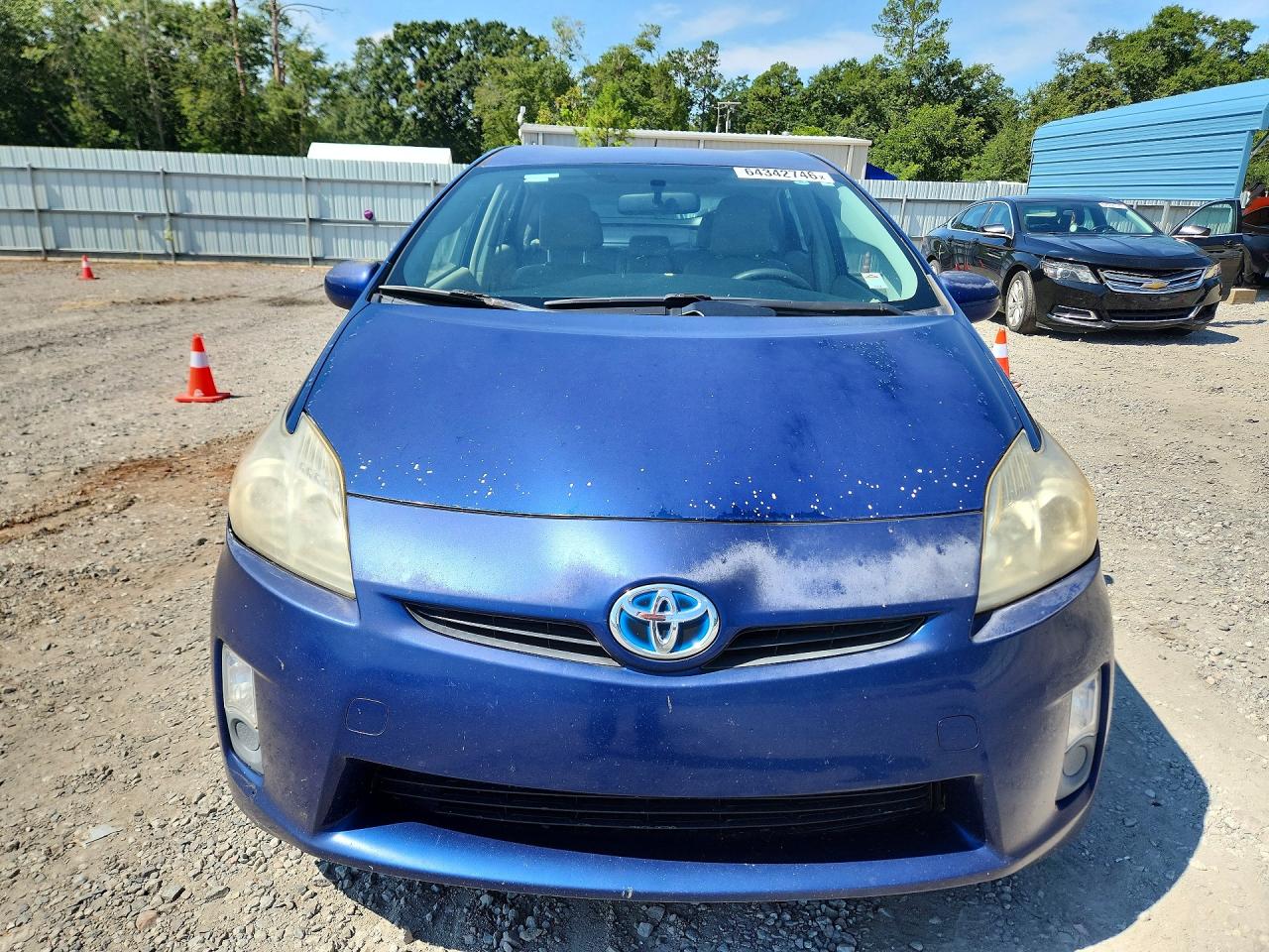 2010 Toyota Prius Iii Blue vin: JTDKN3DU1A0212710