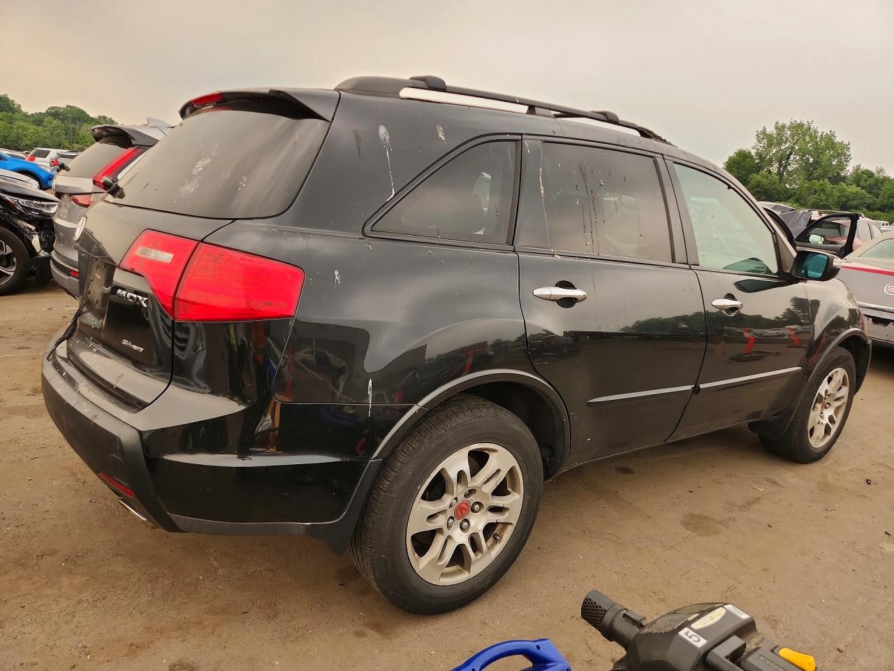 2008 Acura Mdx Black vin: 2HNYD282X8H515288
