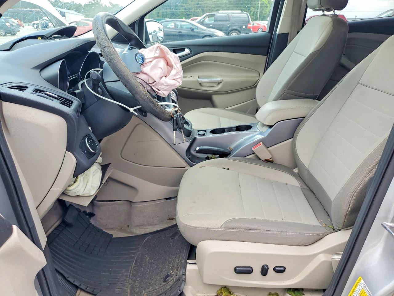 2015 Ford Escape Se Silver vin: 1FMCU0GX8FUC10458