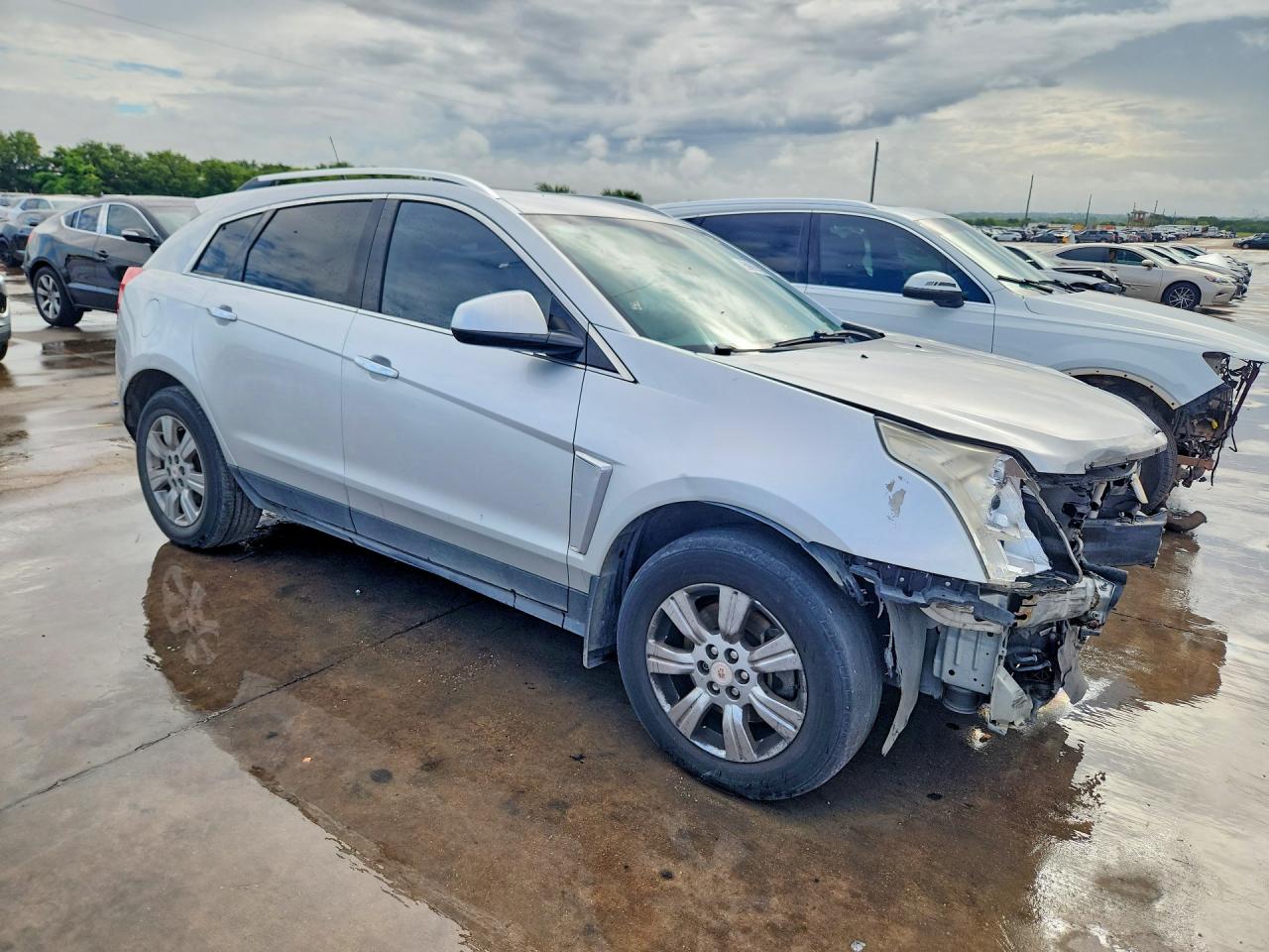 2013 Cadillac Srx Luxury Collection Silver vin: 3GYFNCE38DS619177