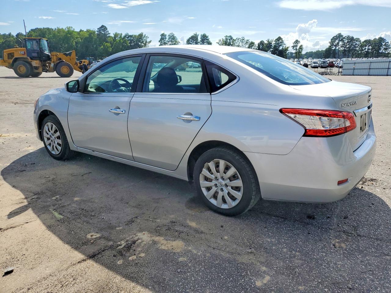 2014 Nissan Sentra S Silver vin: 3N1AB7AP6EY310494
