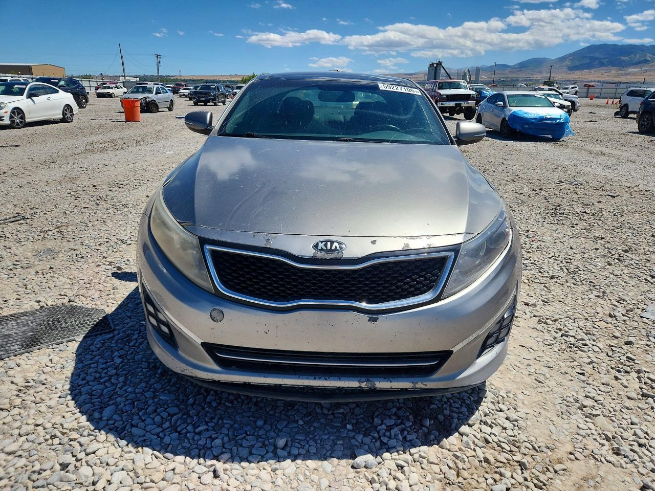 2015 Kia Optima Sx Gray vin: 5XXGR4A61FG395893