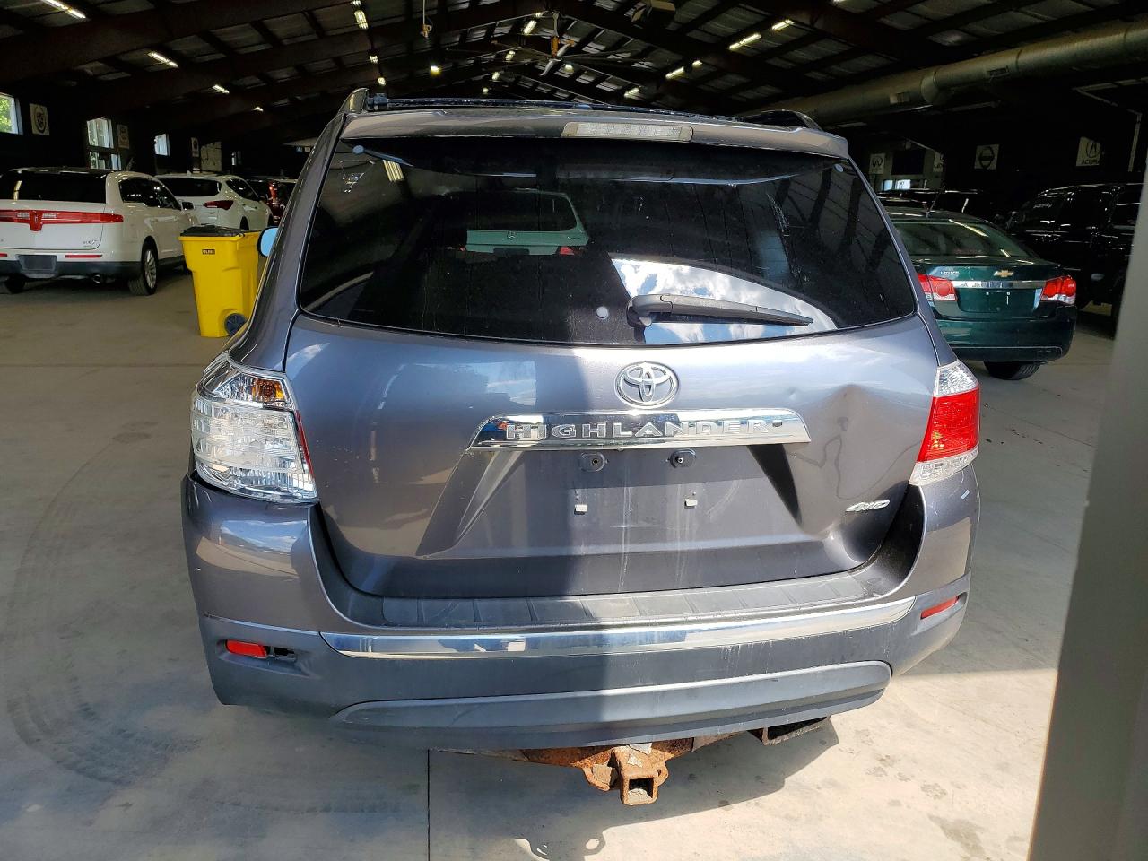 2011 Toyota Highlander Se Gray vin: 5TDBK3EH0BS090382