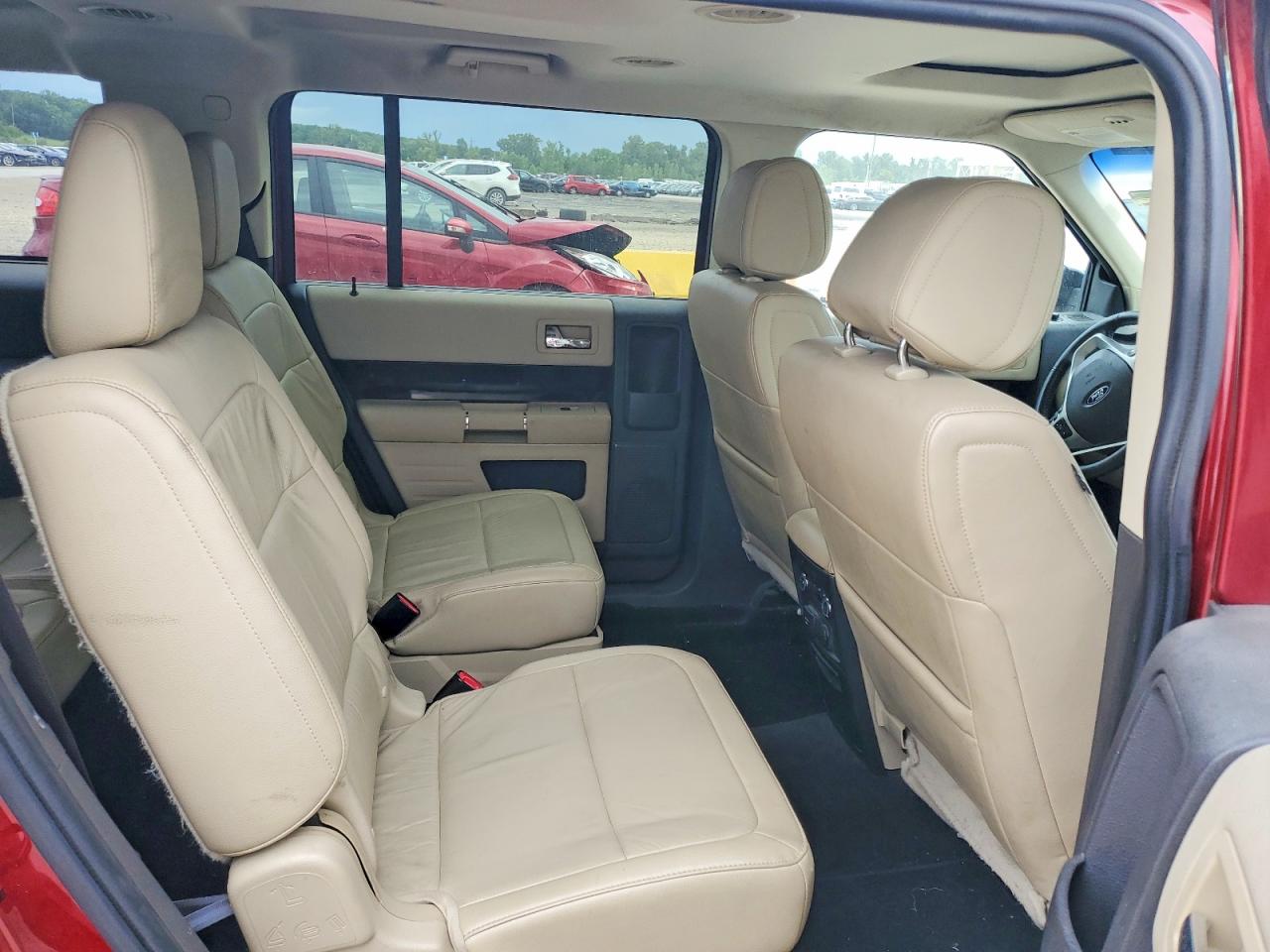 2013 Ford Flex Sel Red vin: 2FMGK5C86DBD32242