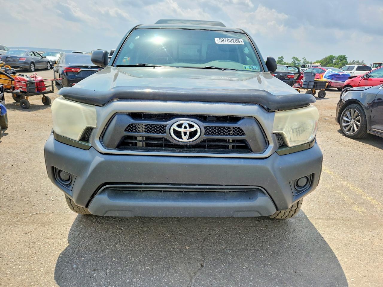 2012 Toyota Tacoma Base Green vin: 5TFPX4EN8CX011541