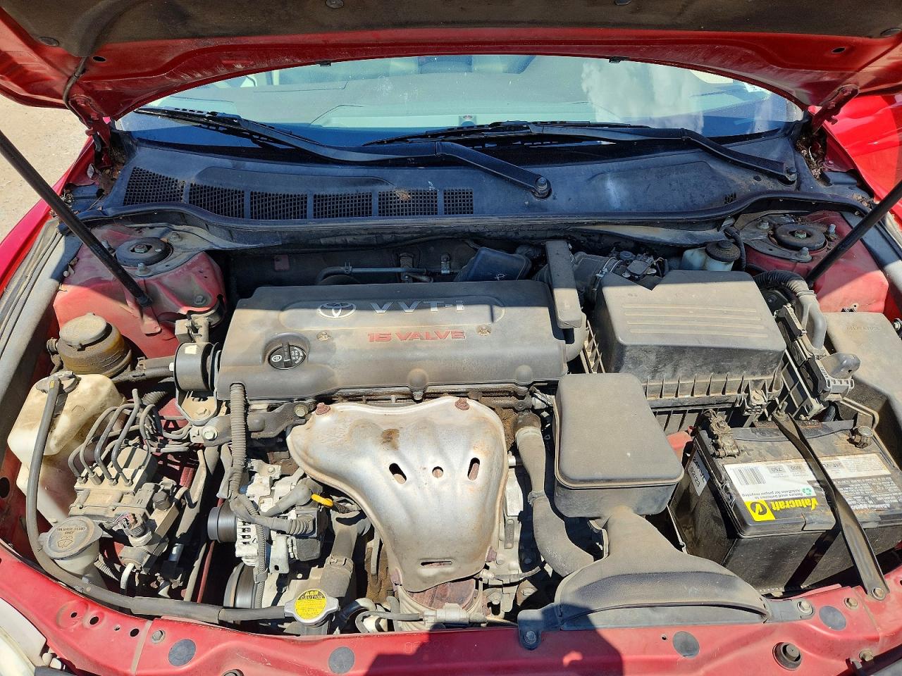 2007 Toyota Camry Le Red vin: 4T4BE46K67R004309