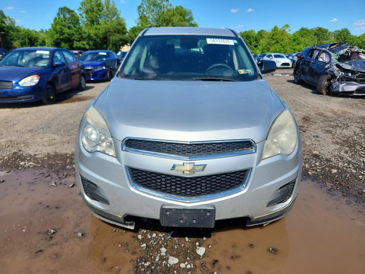 2015 Chevrolet Equinox Ls Gray vin: 2GNFLEEK7F6211096