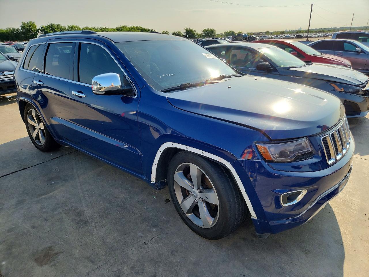 2015 Jeep Grand Cherokee Overland Blue vin: 1C4RJFCGXFC753333