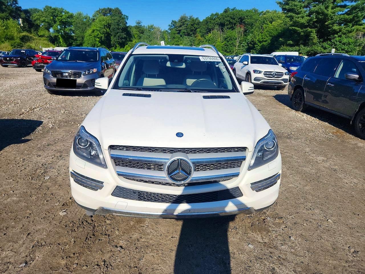 2014 Mercedes-benz Gl 350 Bluetec White vin: 4JGDF2EE4EA363043