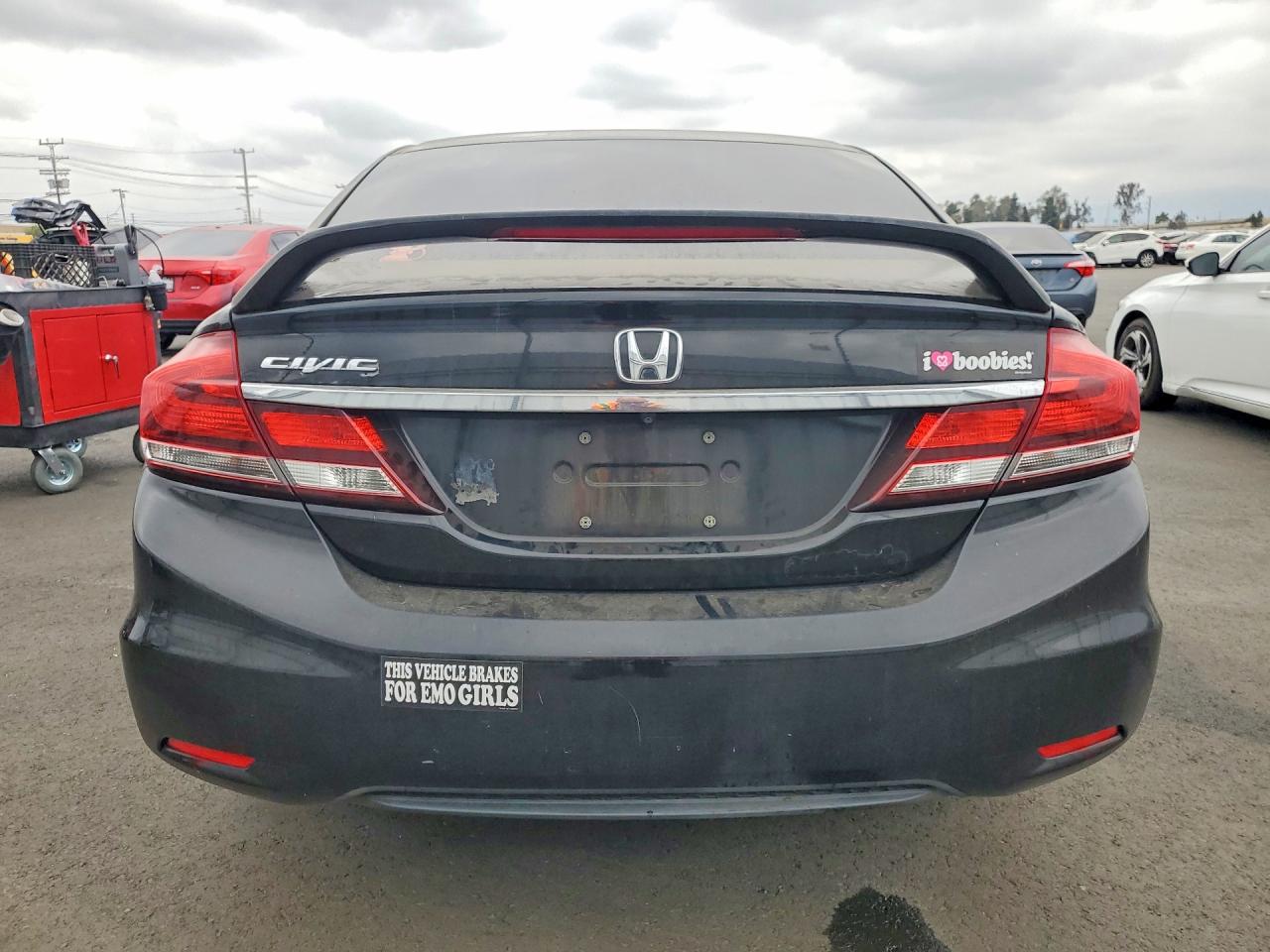 2015 Honda Civic Se Black vin: 19XFB2F76FE703526