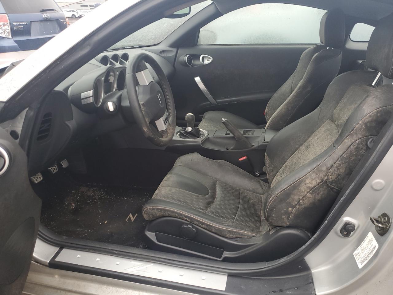2003 Nissan 350z Coupe Серебряный vin: JN1AZ34E33T011923
