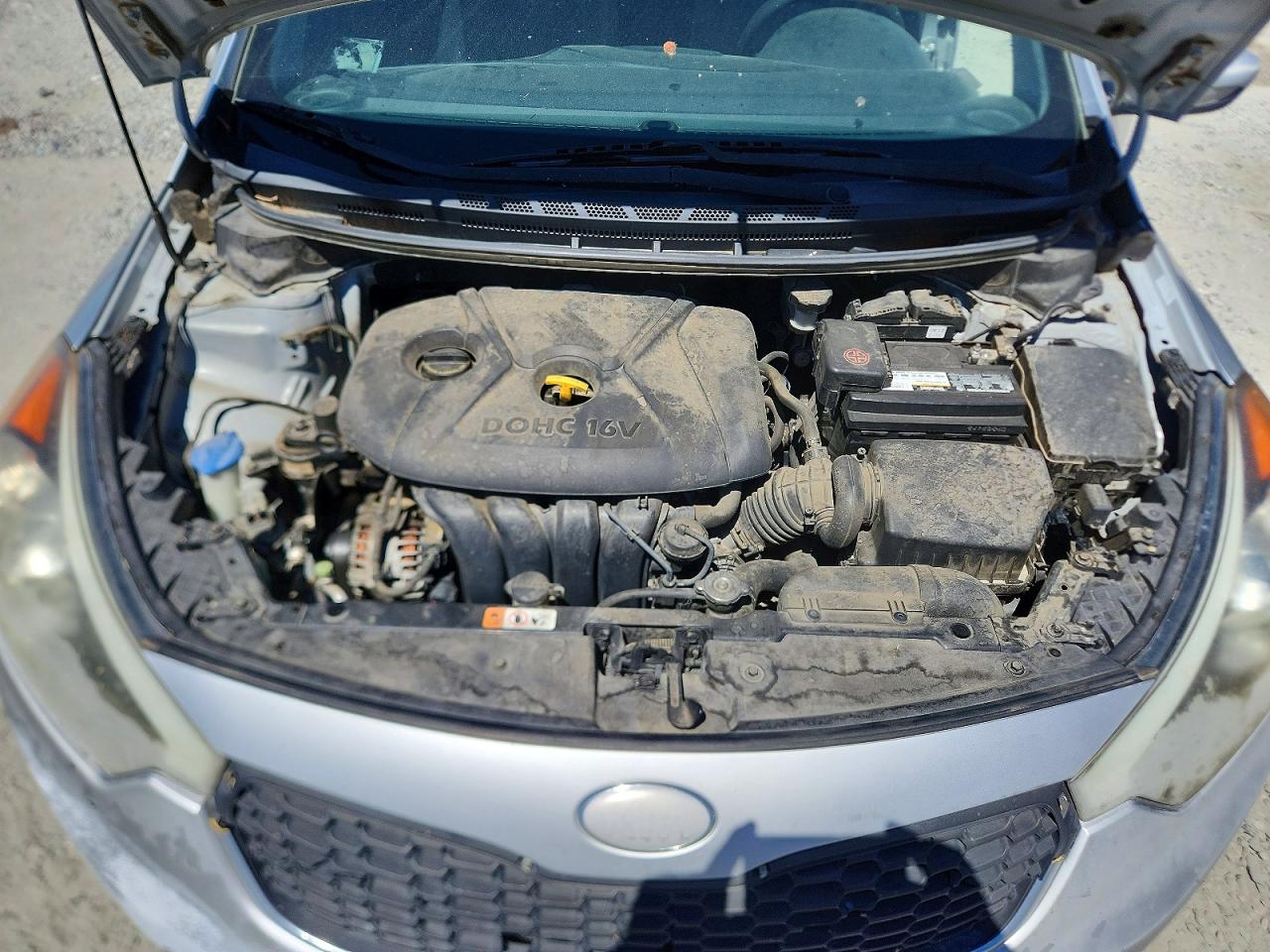 2014 Kia Forte Lx Серебряный vin: KNAFK4A64E5120020