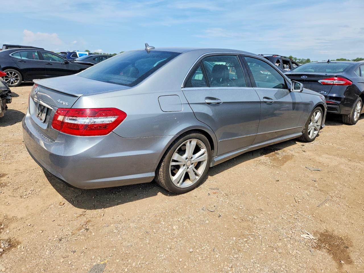 2013 Mercedes-benz E 350 4matic Silver vin: WDDHF8JB1DA748312