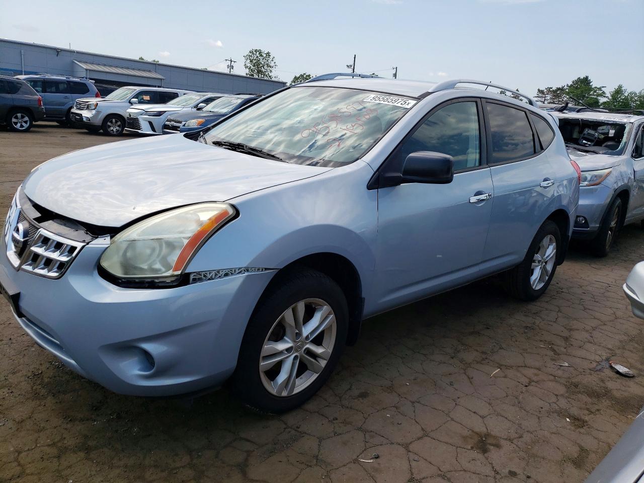 2013 Nissan Rogue S Blue vin: JN8AS5MV5DW100684