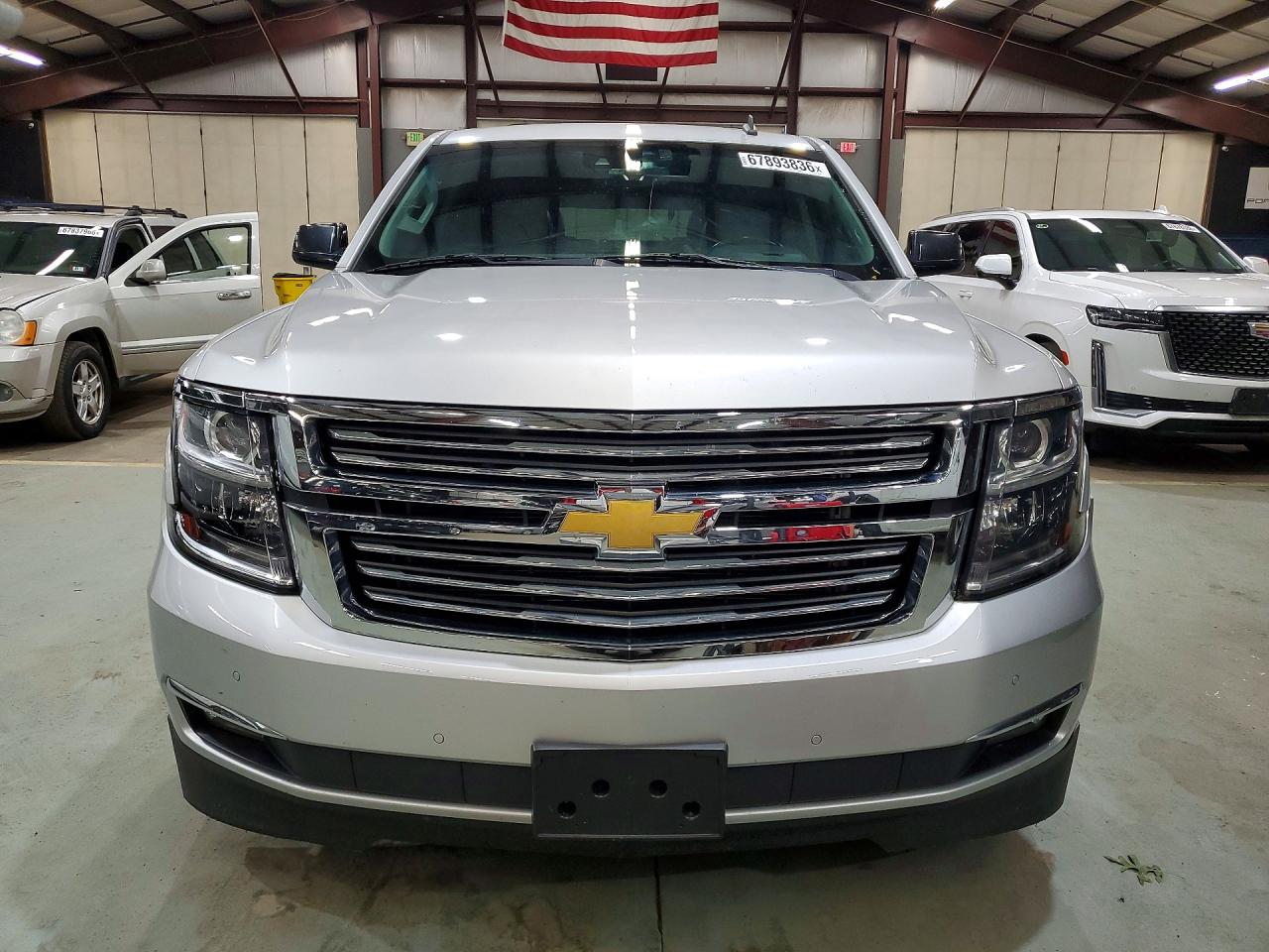 2015 Chevrolet Tahoe K1500 Ltz Silver vin: 1GNSKCKC7FR201563