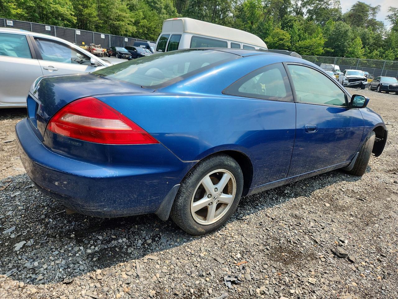 2003 Honda Accord Ex Синий vin: 1HGCM72683A027393