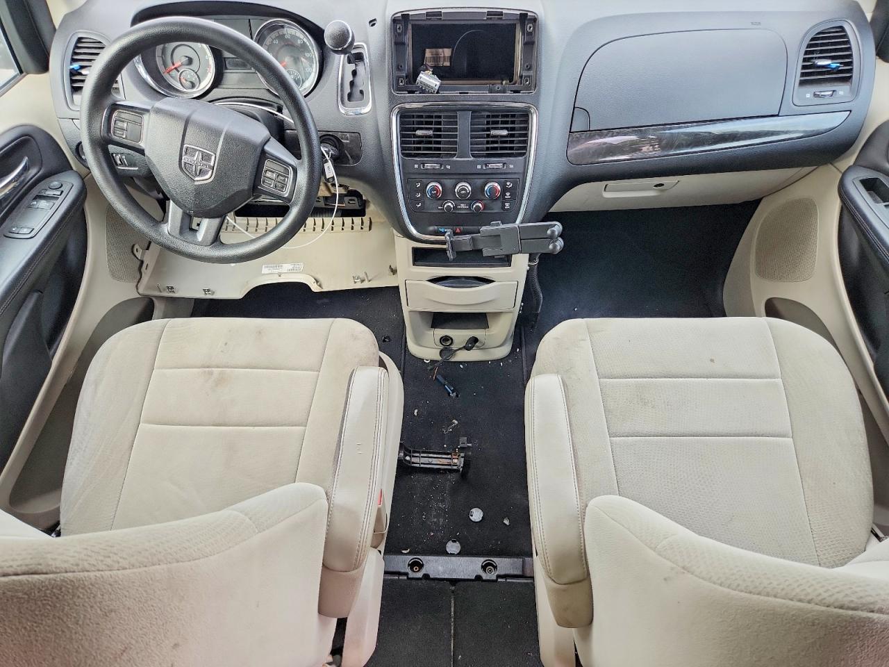 2013 Dodge Grand Caravan Se White vin: 2C4RDGBG9DR616399