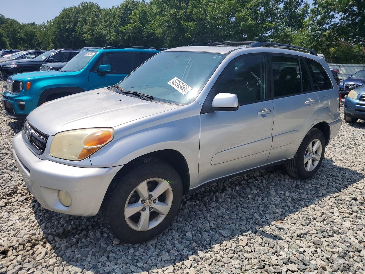 2005 Toyota Rav4 Base Silver vin: JTEGD20V650049068