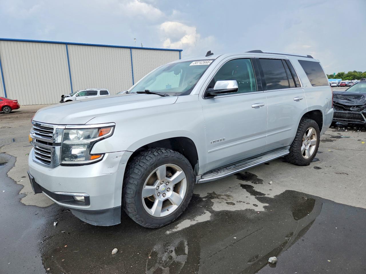 2015 Chevrolet Tahoe K1500 Ltz Silver vin: 1GNSKCKC9FR239179