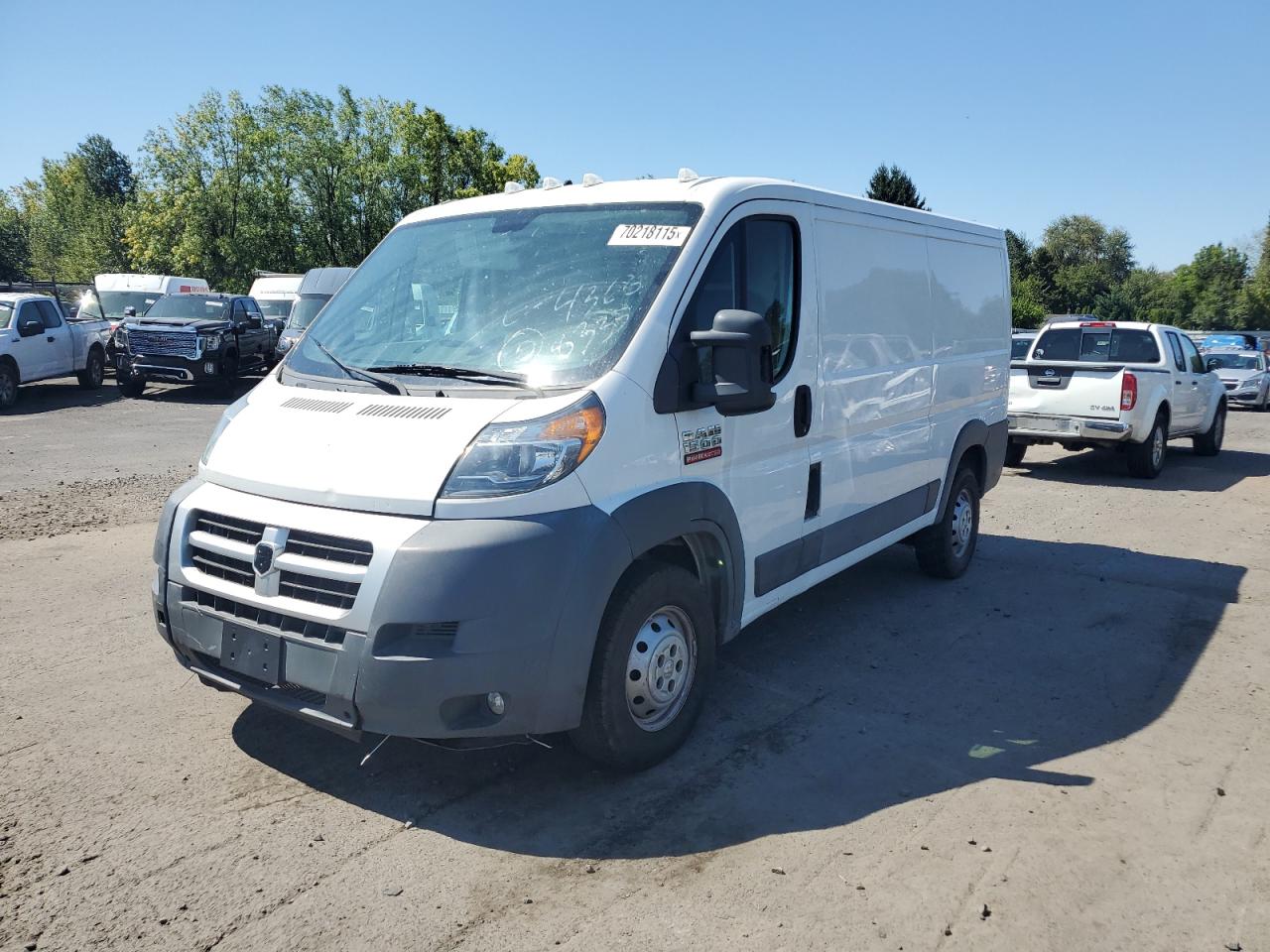 2014 Ram Promaster 1500 1500 Standard White vin: 3C6TRVAG0EE116185