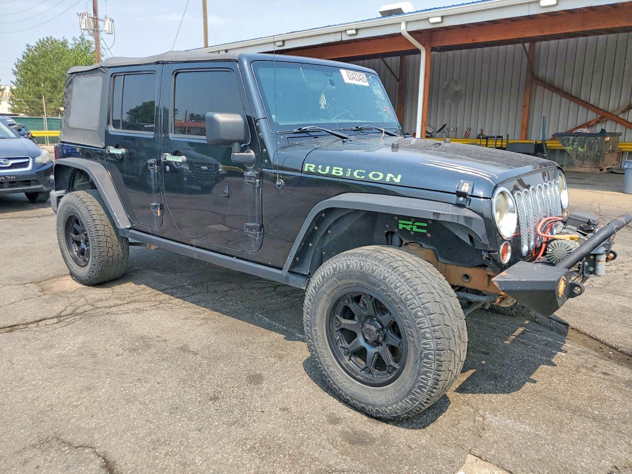 2011 Jeep Wrangler Unlimited Rubicon Black vin: 1J4HA6H10BL502437