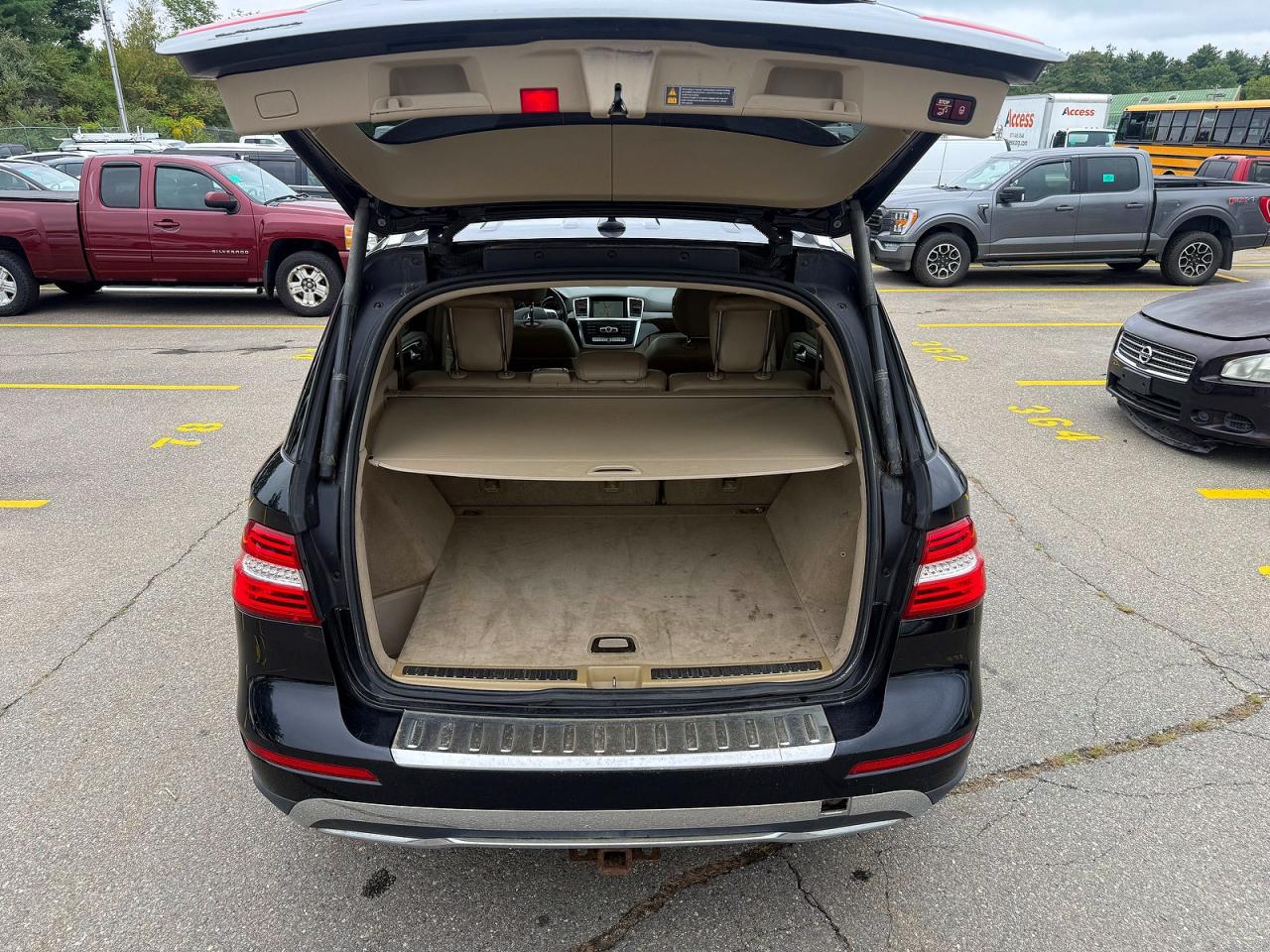 2014 Mercedes-benz Ml 350 4matic Black vin: 4JGDA5HB4EA328584