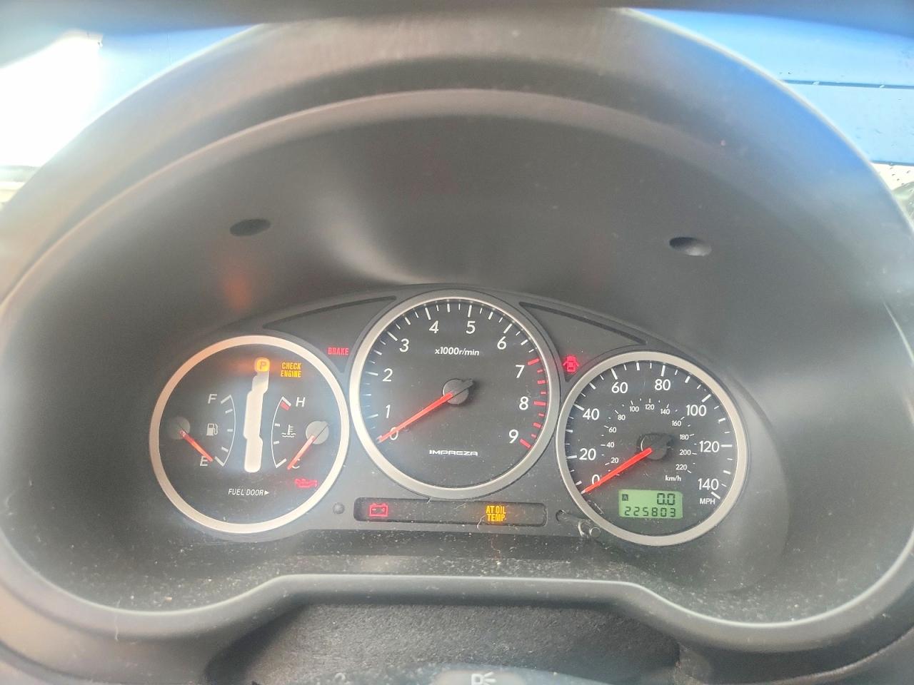2004 Subaru Impreza Wrx Blue vin: JF1GD29604H517656