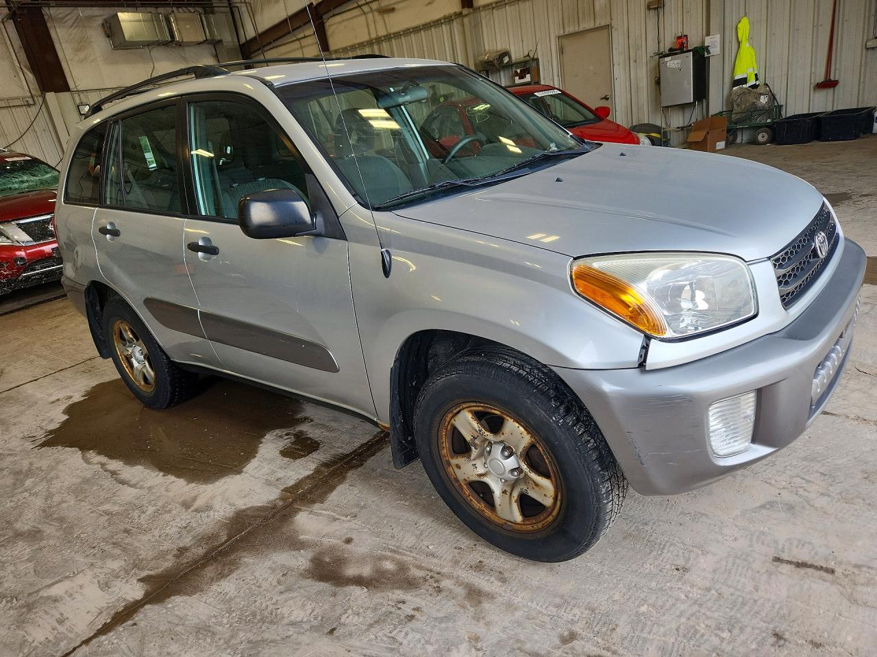 2003 Toyota Rav4 Base Silver vin: JTEGH20V930114772