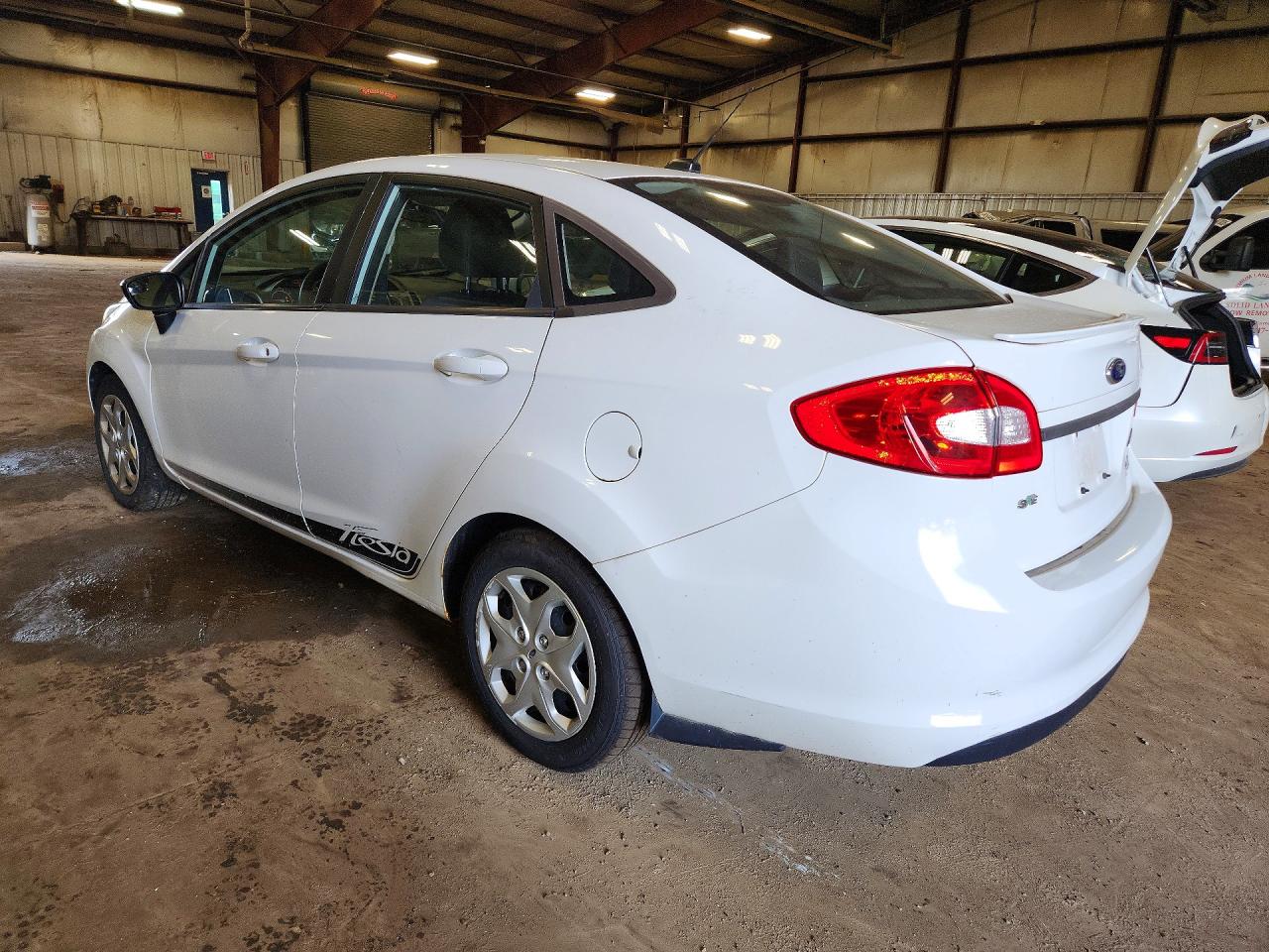 2013 Ford Fiesta Se White vin: 3FADP4BJ6DM224991