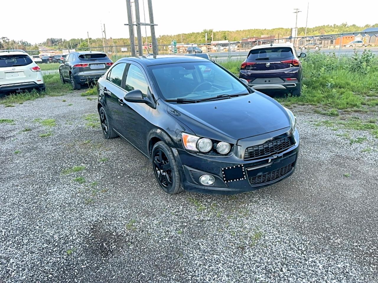 2015 Chevrolet Sonic Lt Black vin: 1G1JC5SH7F4190692