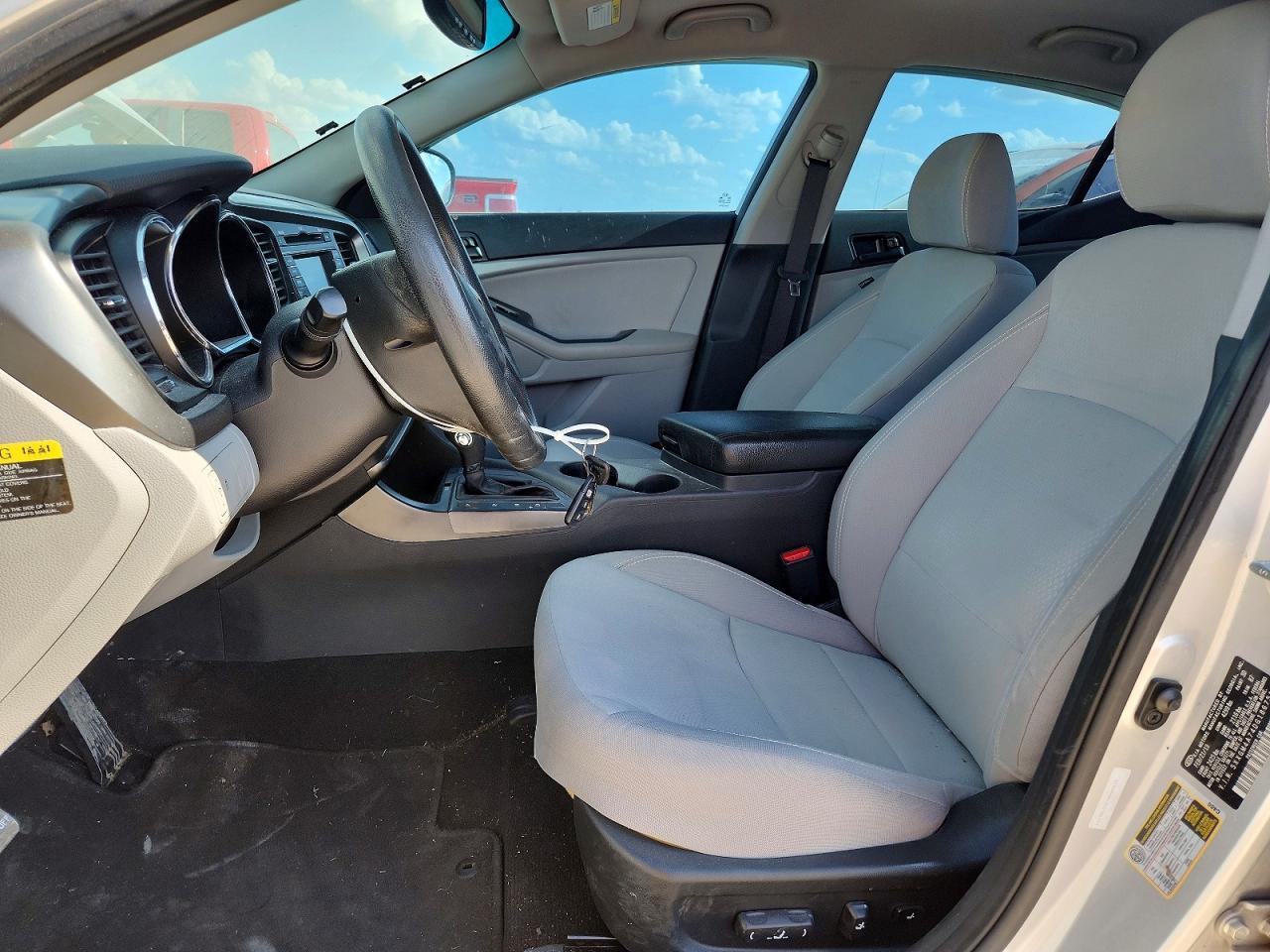 2013 Kia Optima Lx Silver vin: 5XXGM4A74DG186751