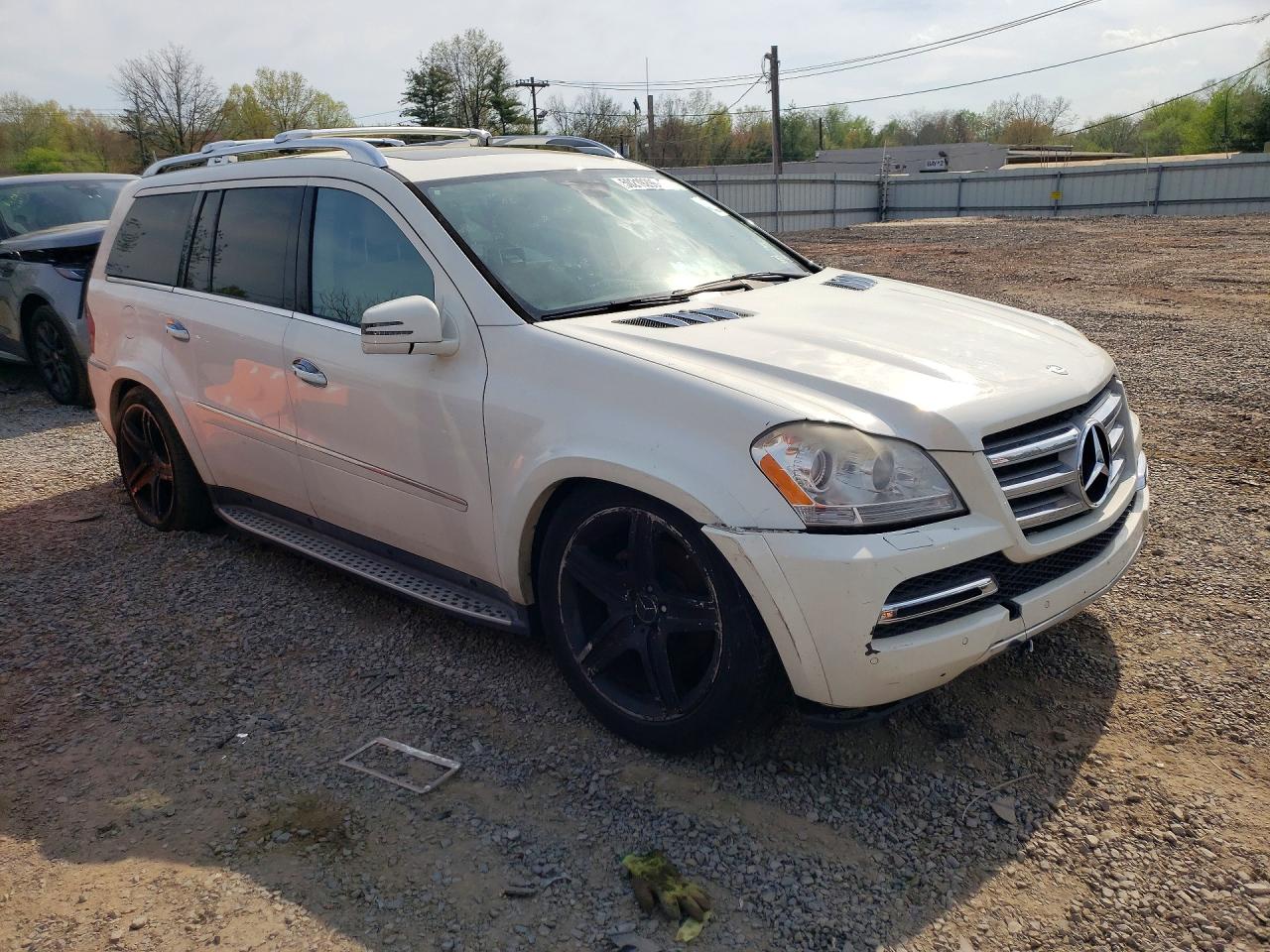 2012 Mercedes-benz Gl 550 4matic Белый vin: 4JGBF8GE4CA778139