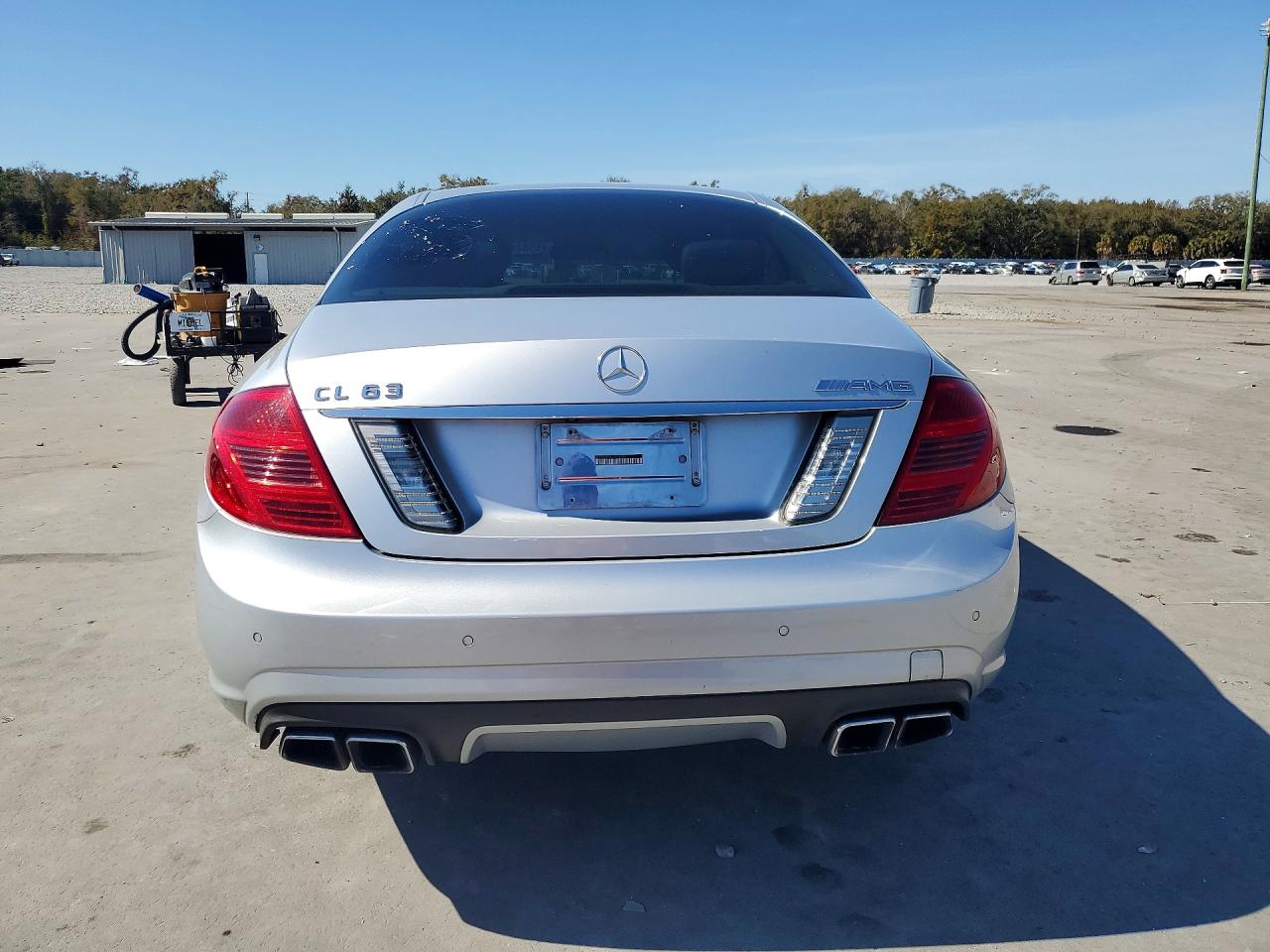 2012 Mercedes-benz Cl 63 Amg Silver vin: WDDEJ7EB8CA028428