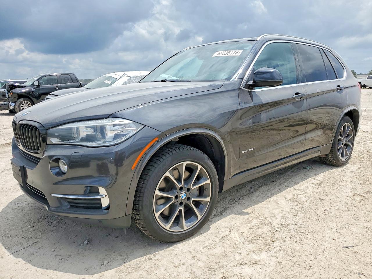 2015 Bmw X5 Xdrive50i Gray vin: 5UXKR6C55F0J75411