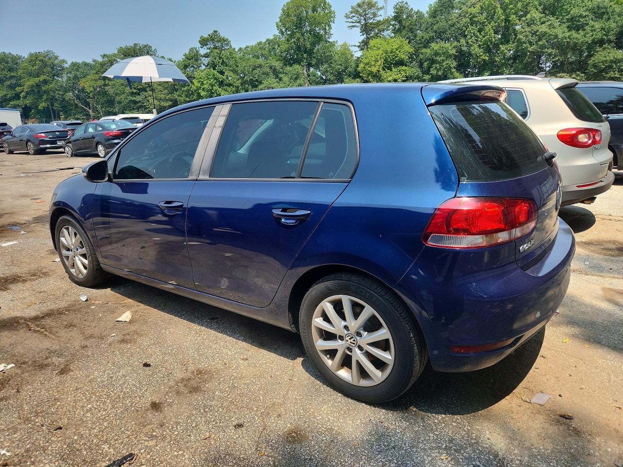2010 Volkswagen Golf Blue vin: WVWDA7AJ0AW375223
