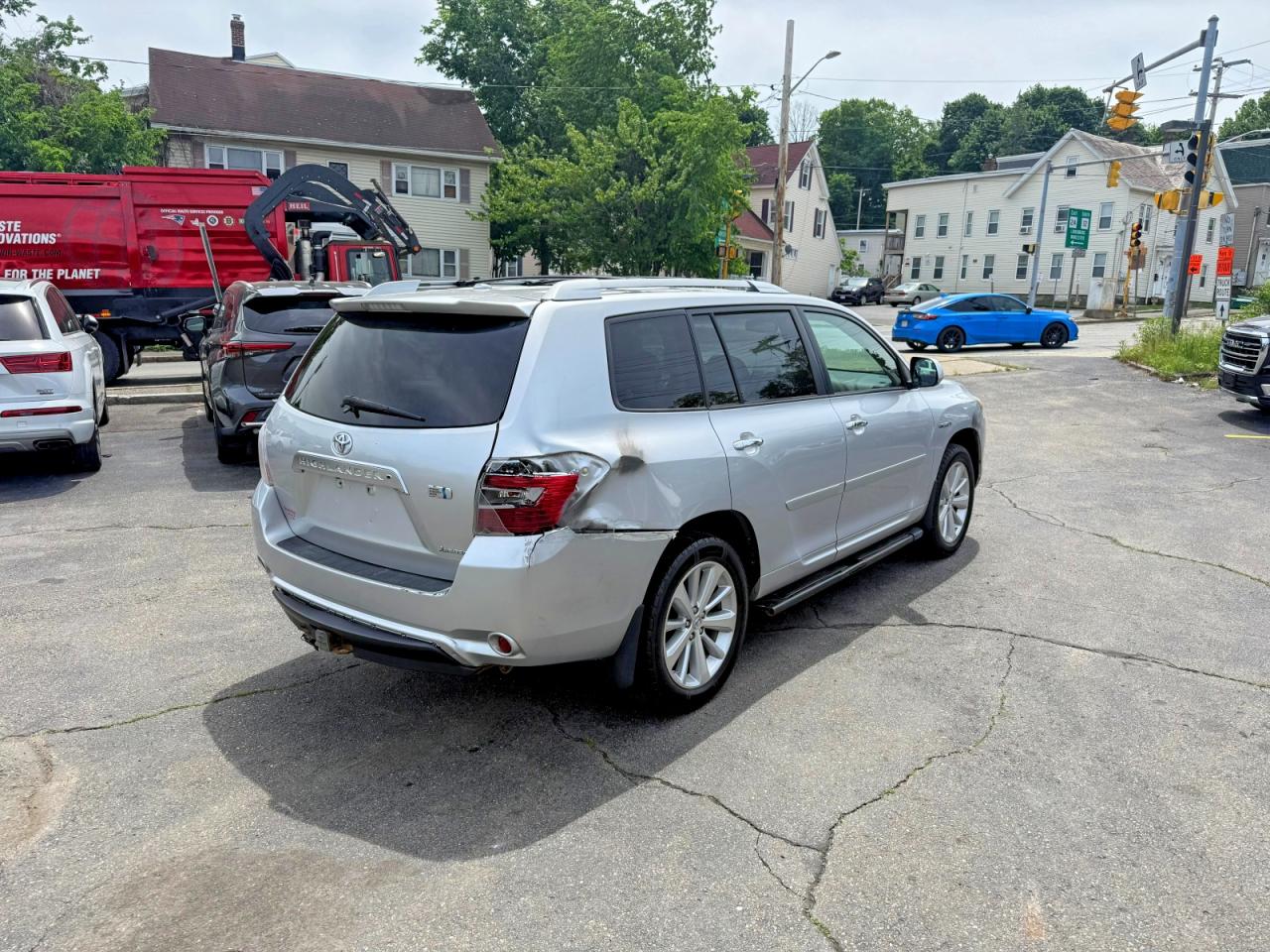 2010 Toyota Highlander Hybrid Limited Серебряный vin: JTEJW3EH5A2043009