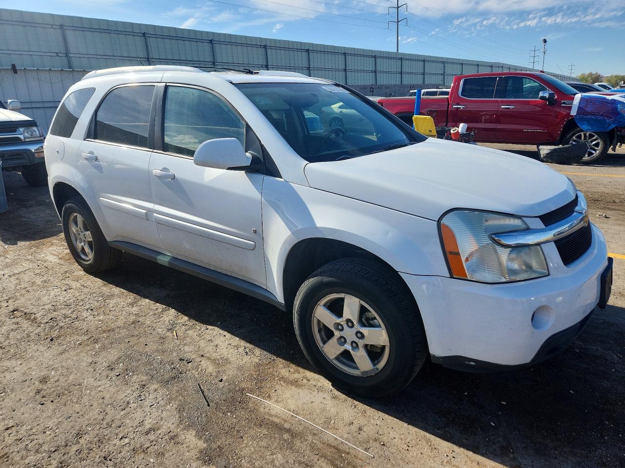 2008 Chevrolet Equinox Lt White vin: 2CNDL33F786059815