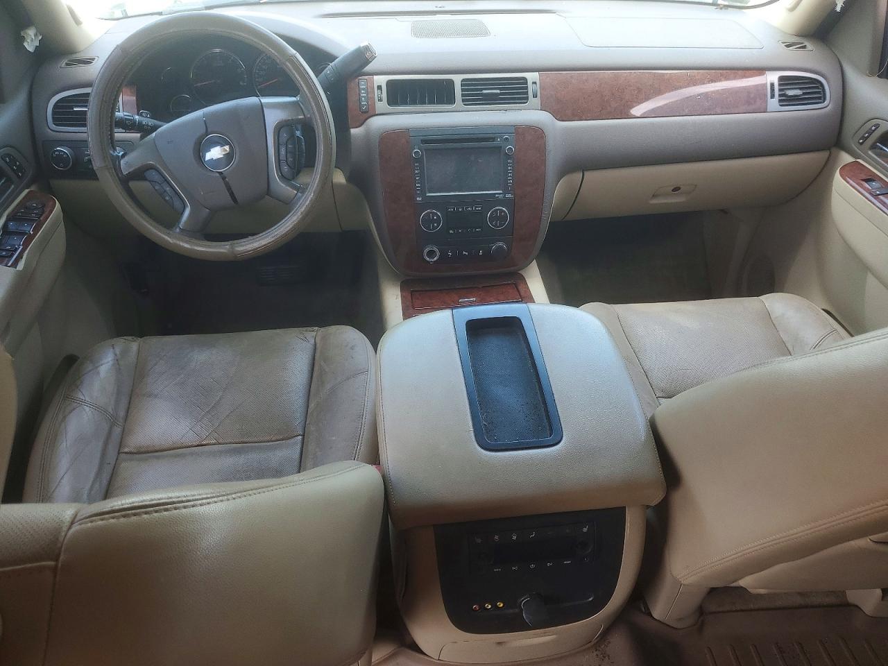2013 Chevrolet Tahoe K1500 Ltz White vin: 1GNSKCE03DR265565