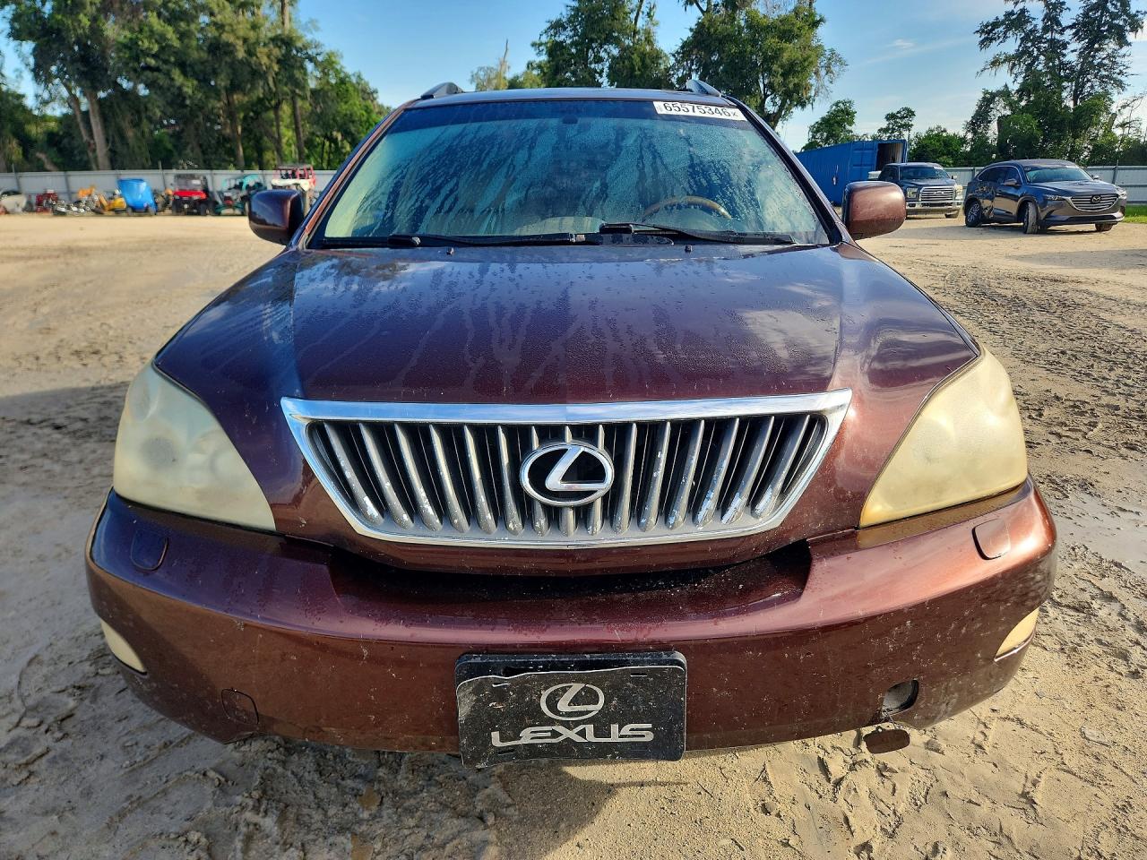 2009 Lexus Rx 350 Бордовый vin: JTJHK31U392856049