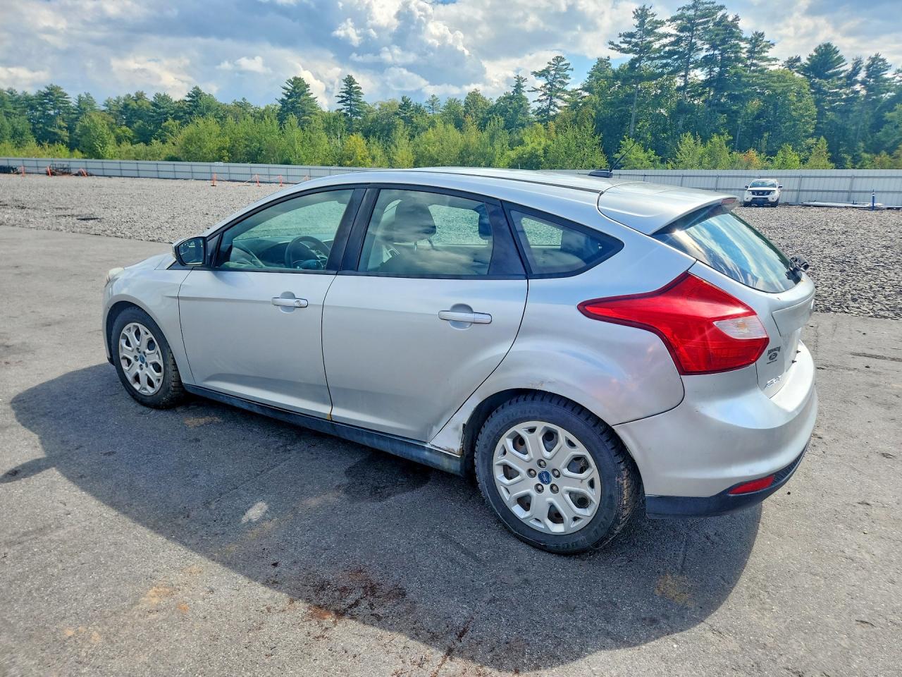 2012 Ford Focus Se Silver vin: 1FAHP3K22CL149324