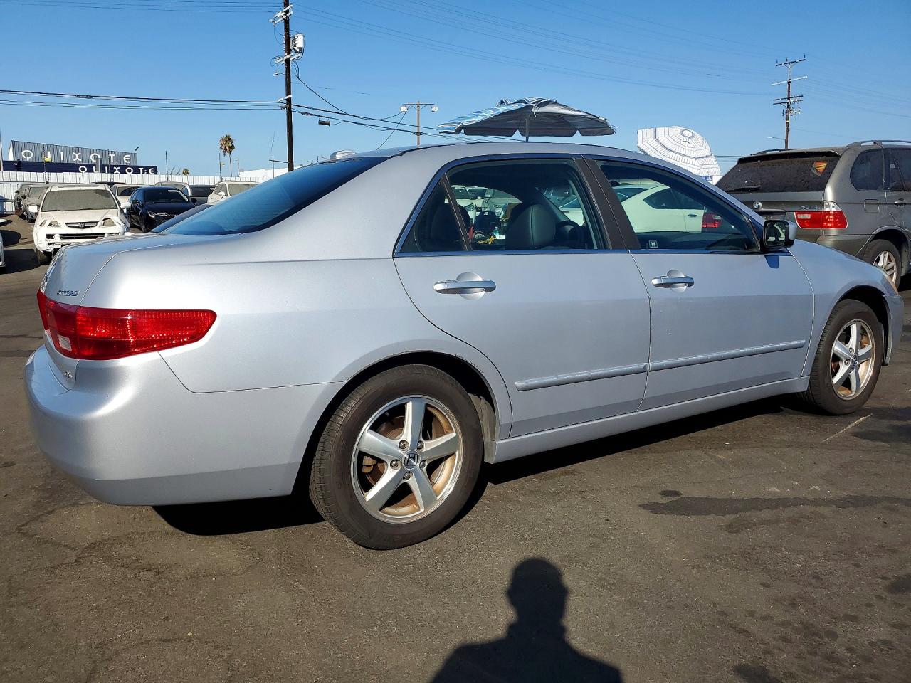 2005 Honda Accord Ex Silver vin: 1HGCM568X5A065677