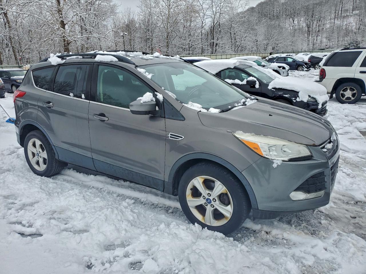 2013 Ford Escape Se Gray vin: 1FMCU0GX5DUA57986